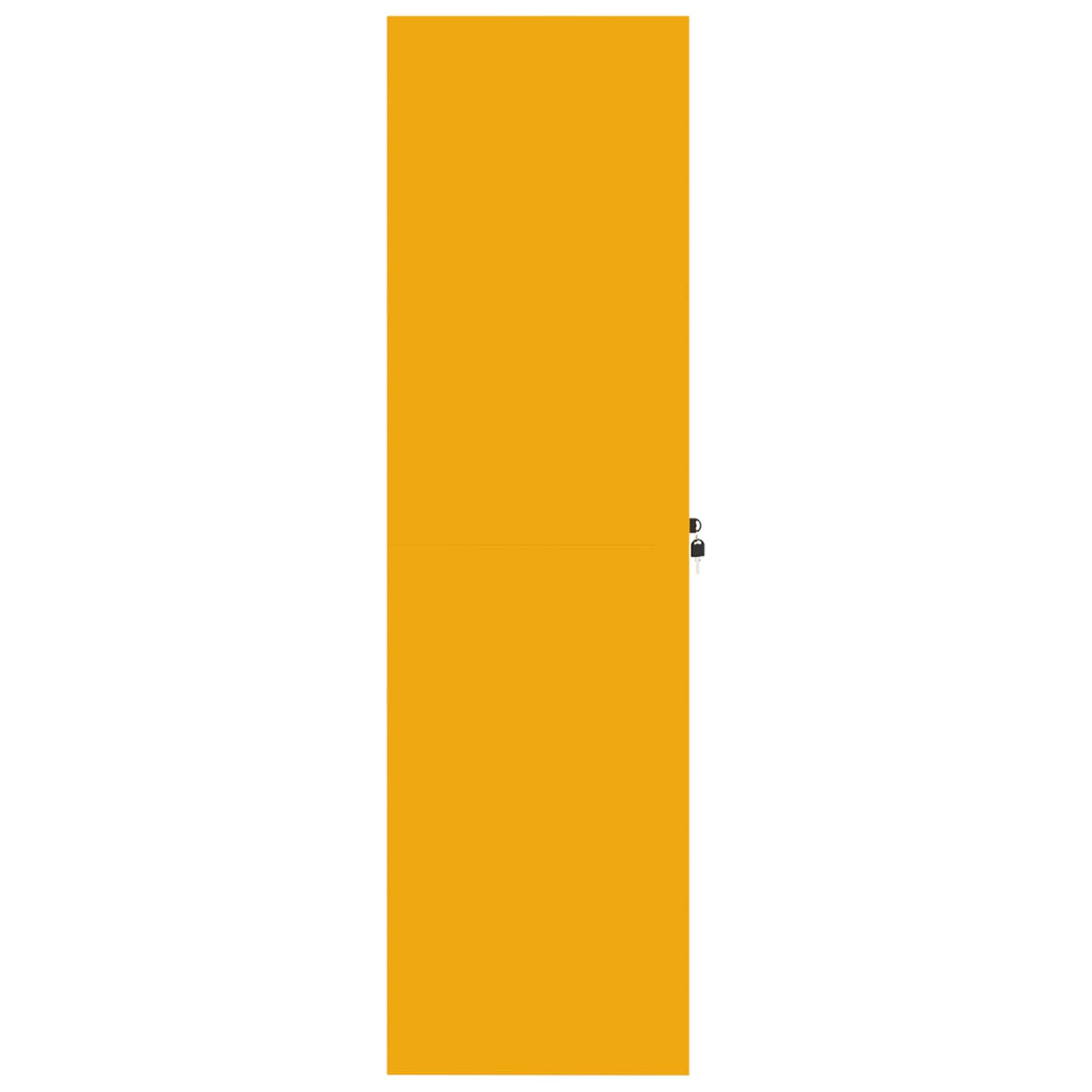 Armoire de rangement 2 pcs Jaune moutarde 80 x 40 x 140 cm - XIOS