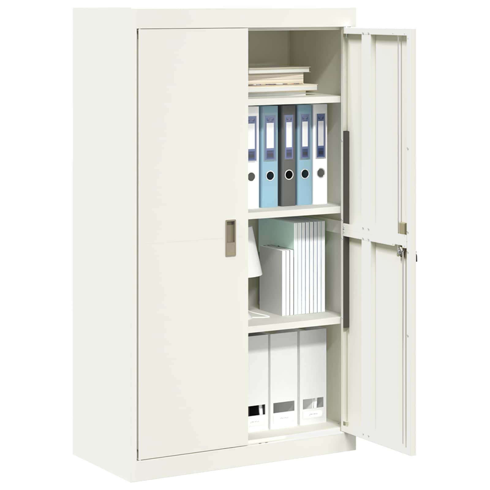 Armoire de rangement avec stockage 2 pcs Blanc 80 x 40 x 140 cm - XIOS