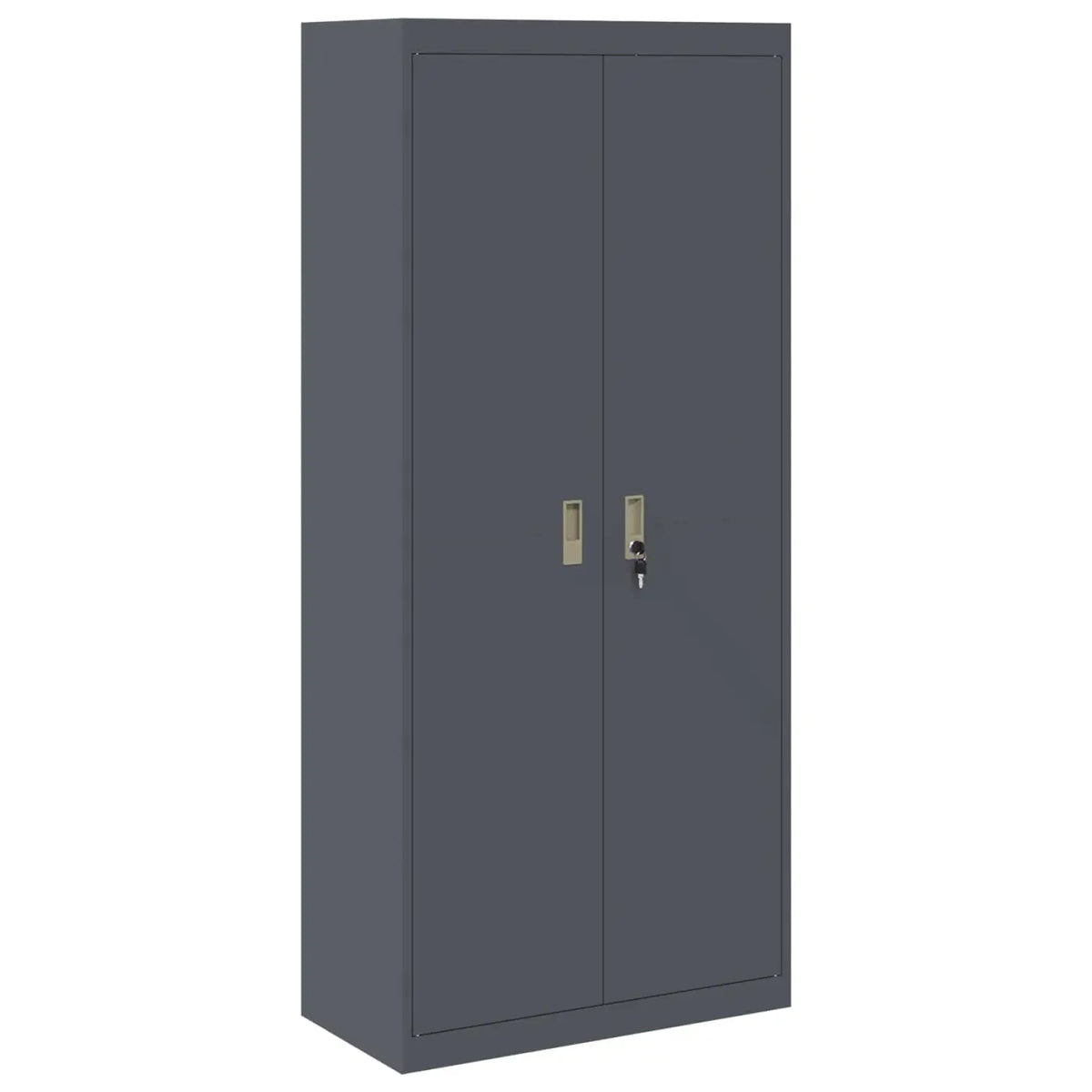 Armoire de rangement Anthracite 80 x 40 x 180 cm Acier - XIOS