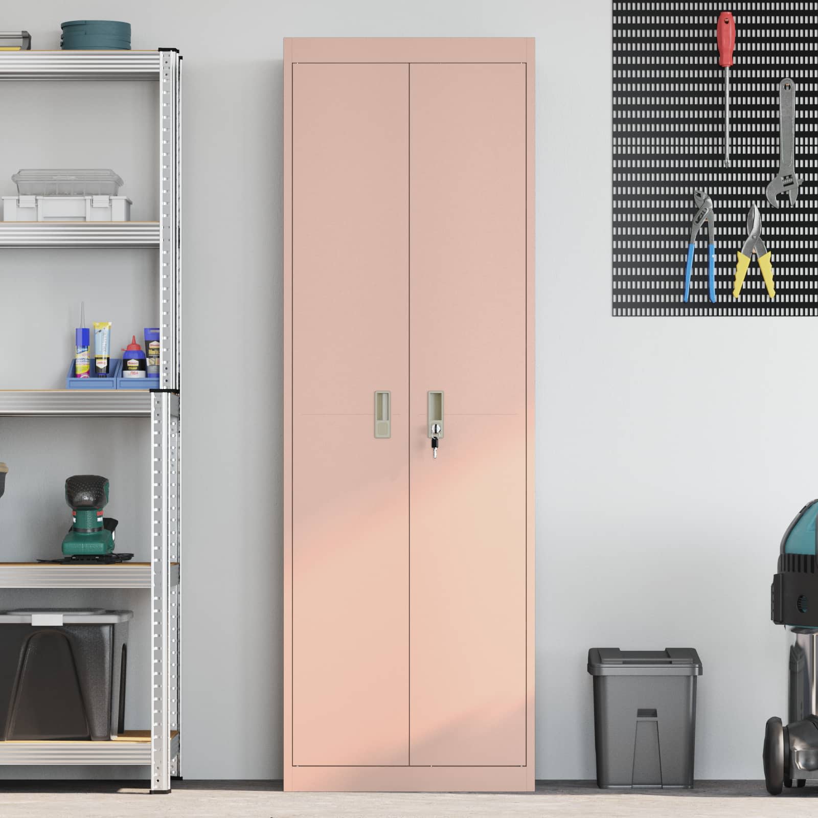 Armoire de rangement avec stockage 2 pcs Rose 60 x 40 x 180 cm - XIOS