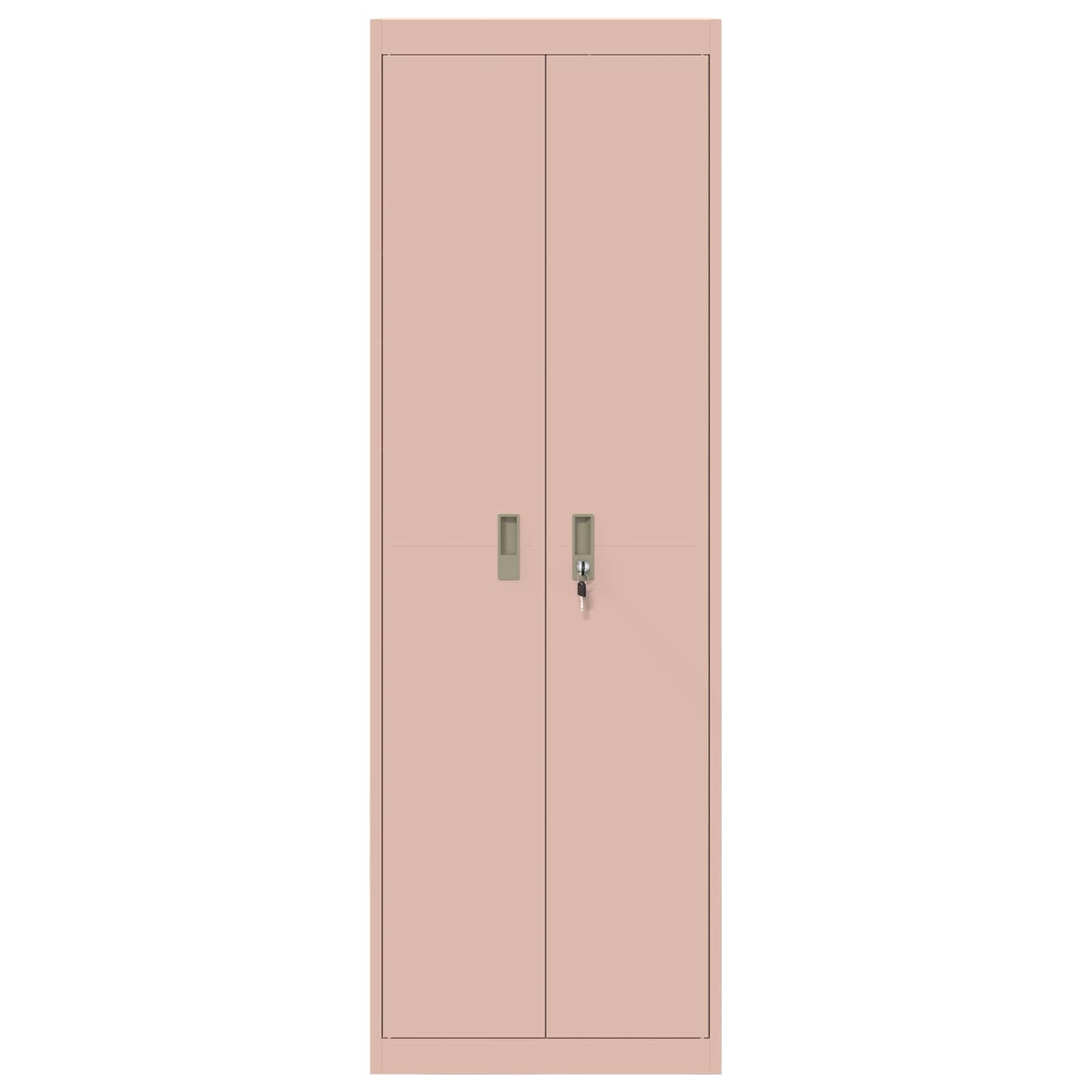 Armoire de rangement avec stockage 2 pcs Rose 60 x 40 x 180 cm - XIOS
