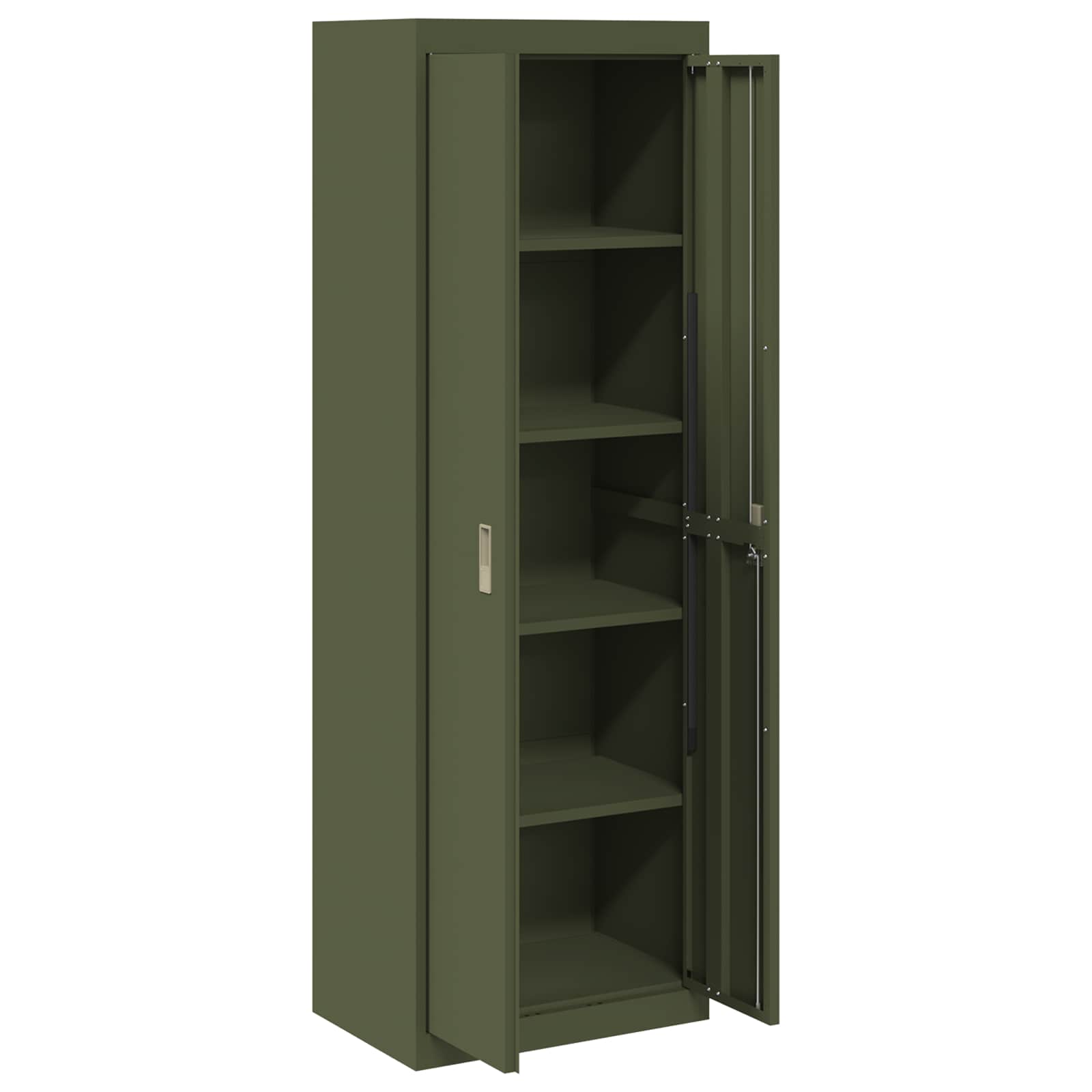 Armoire de rangement 2 pcs Vert olive 60 x 40 x 180 cm - XIOS