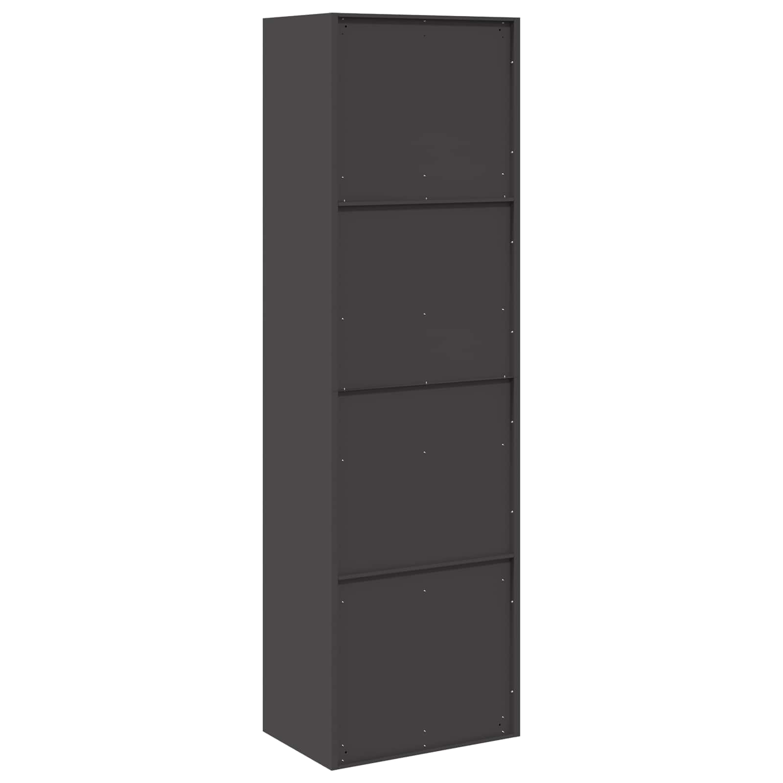 Armoire de rangement avec stockage 2 pcs Noir 60 x 40 x 200 cm - XIOS