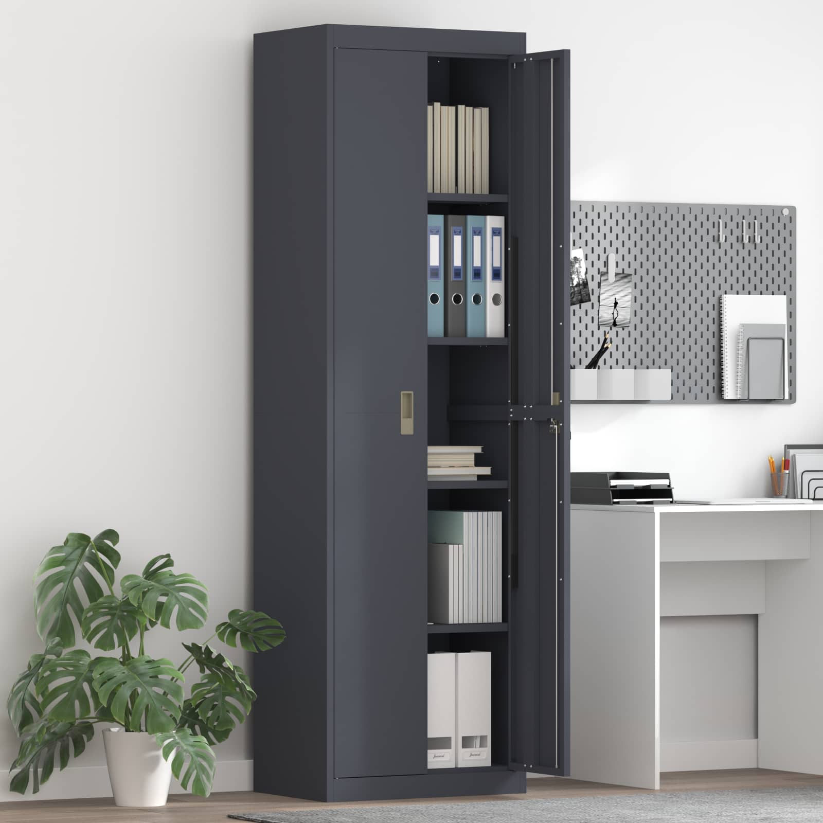 Armoire de rangement 2 pcs Anthracite 60 x 40 x 200 cm - XIOS
