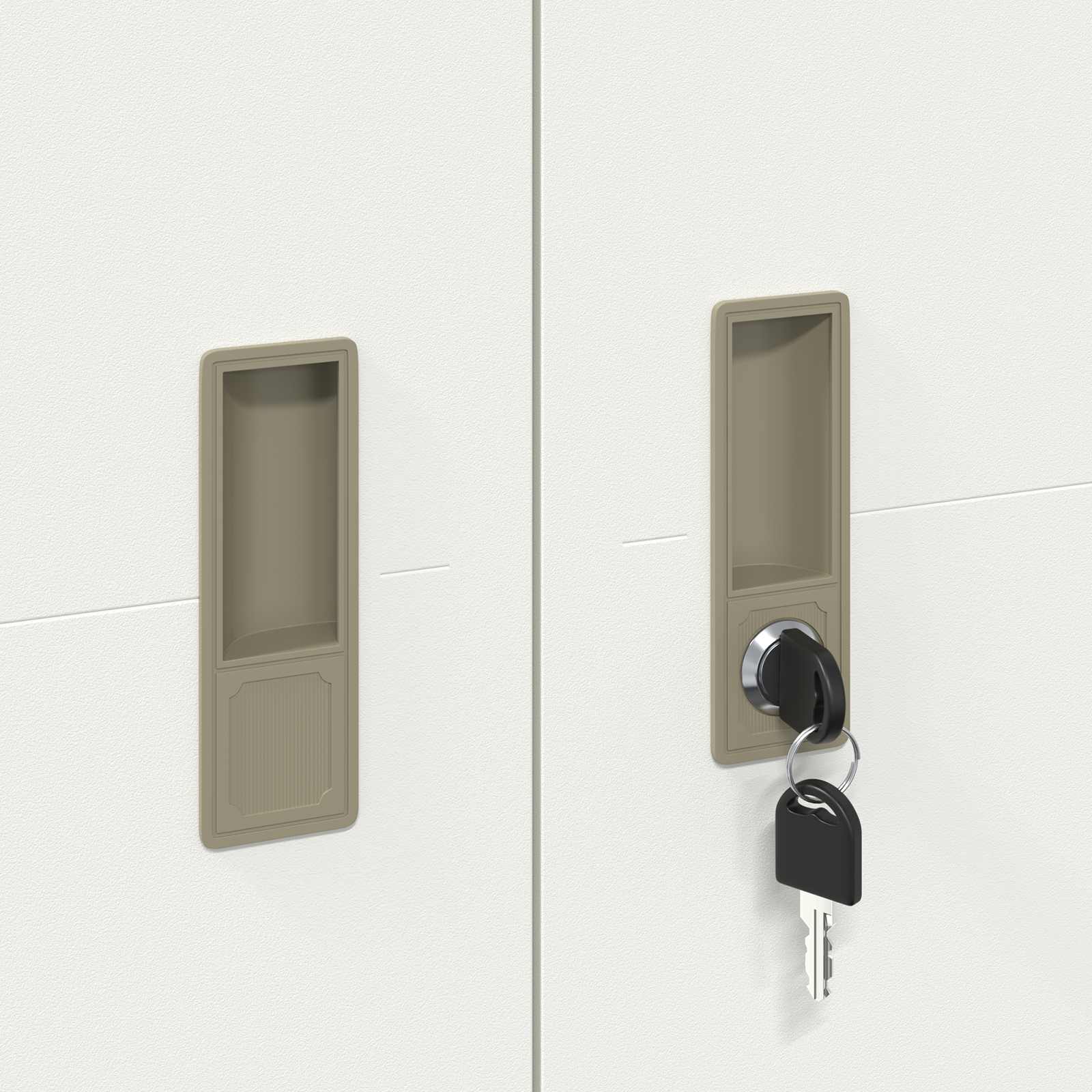 Armoire de rangement avec stockage 2 pcs Blanc 60 x 40 x 200 cm - XIOS