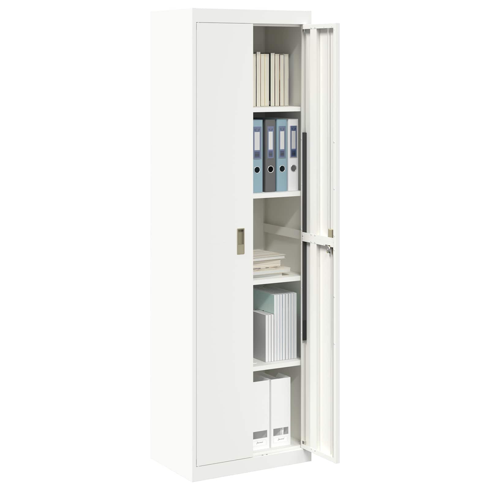 Armoire de rangement avec stockage 2 pcs Blanc 60 x 40 x 200 cm - XIOS