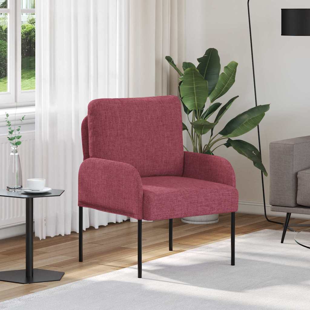Canapés avec coussin 55cm Bordeaux Contreplaqué - XIOS