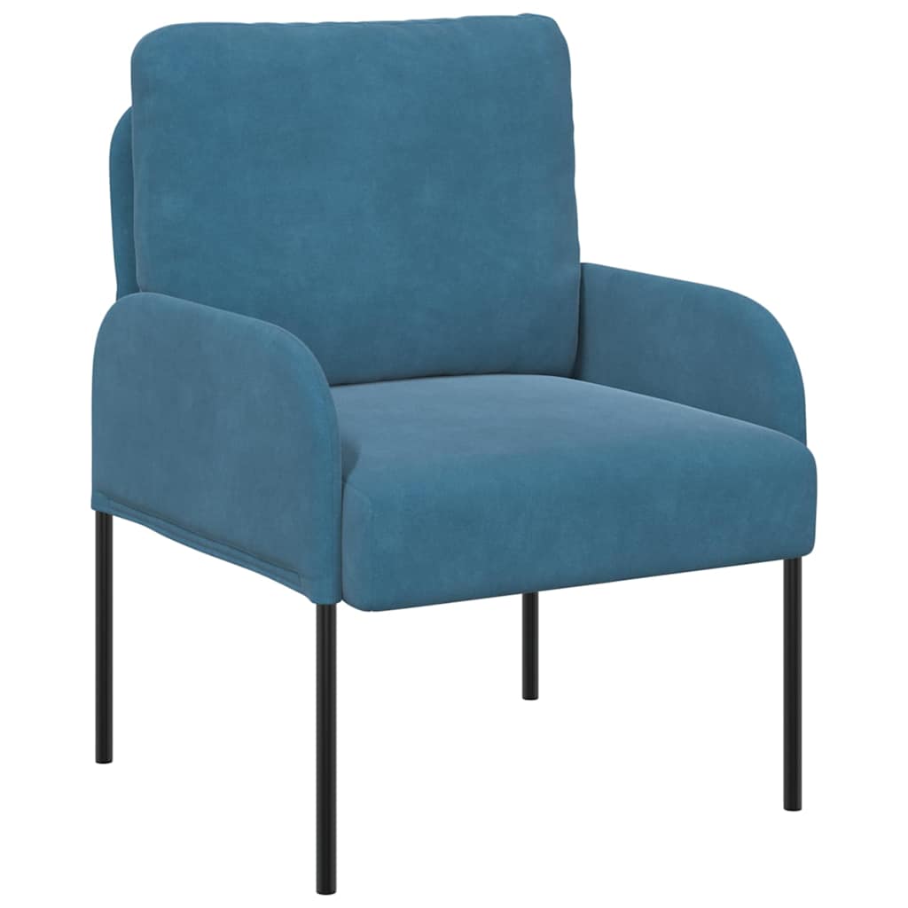 Canapés avec coussin 55cm Bleu Contreplaqué - XIOS