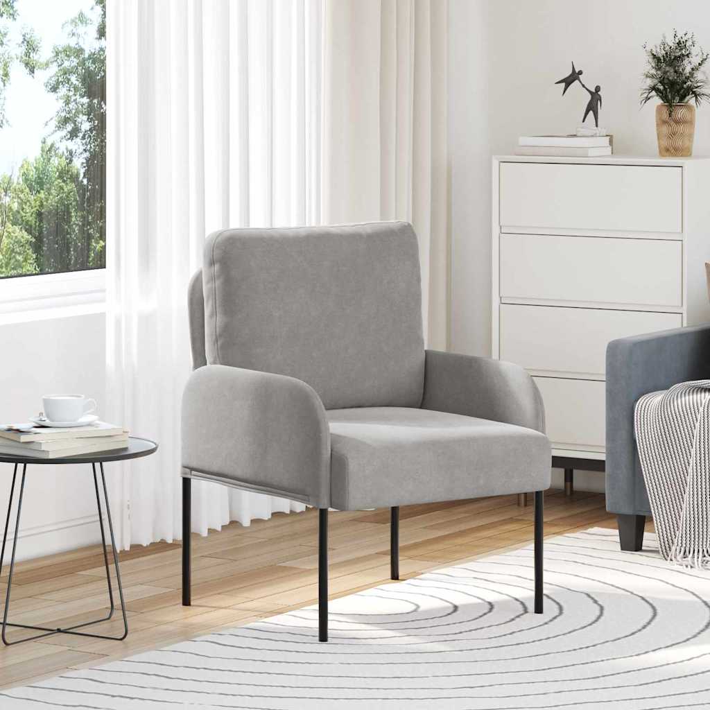 Canapés avec coussin 55cm Gris clair Contreplaqué - XIOS