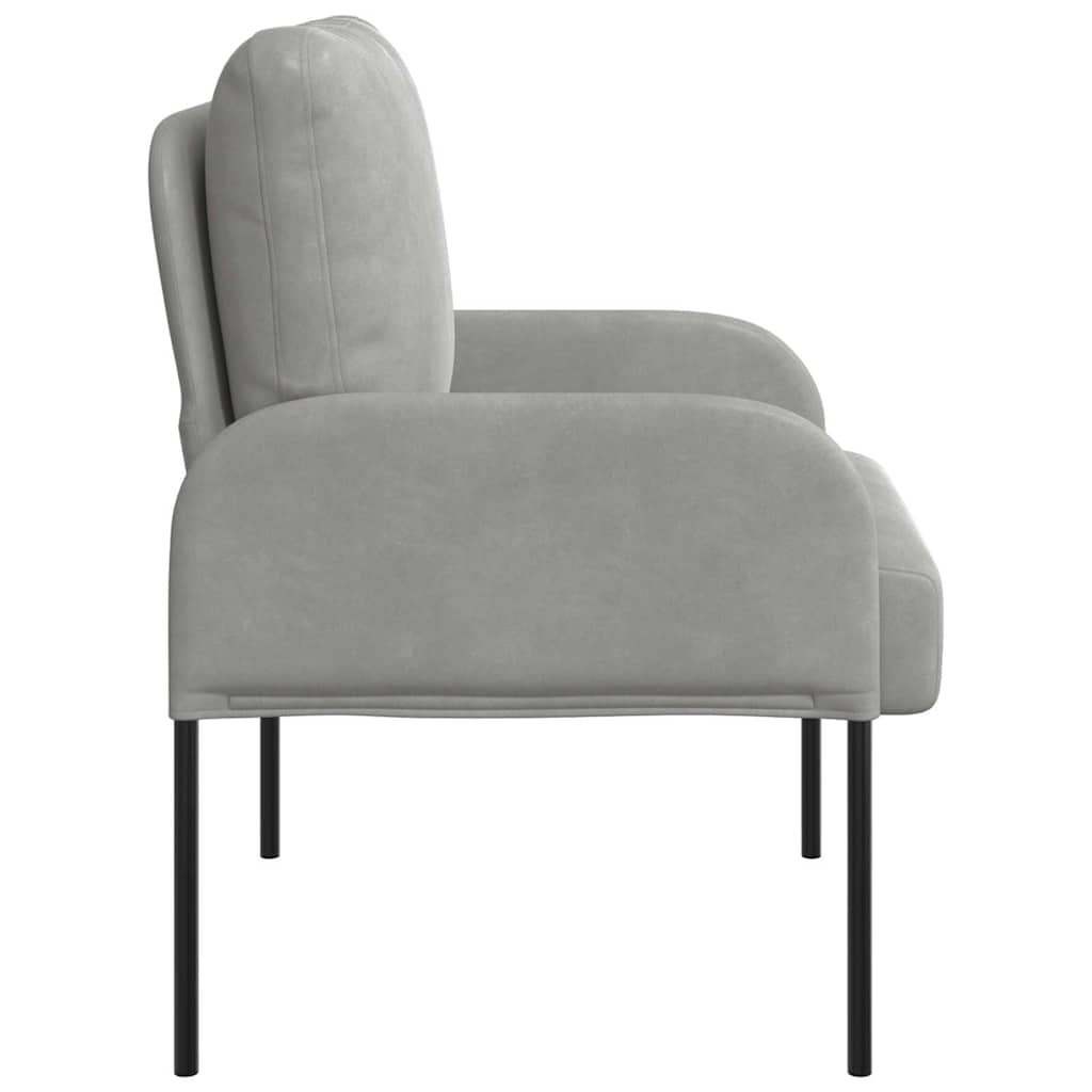 Canapés avec coussin 55cm Gris clair Contreplaqué - XIOS