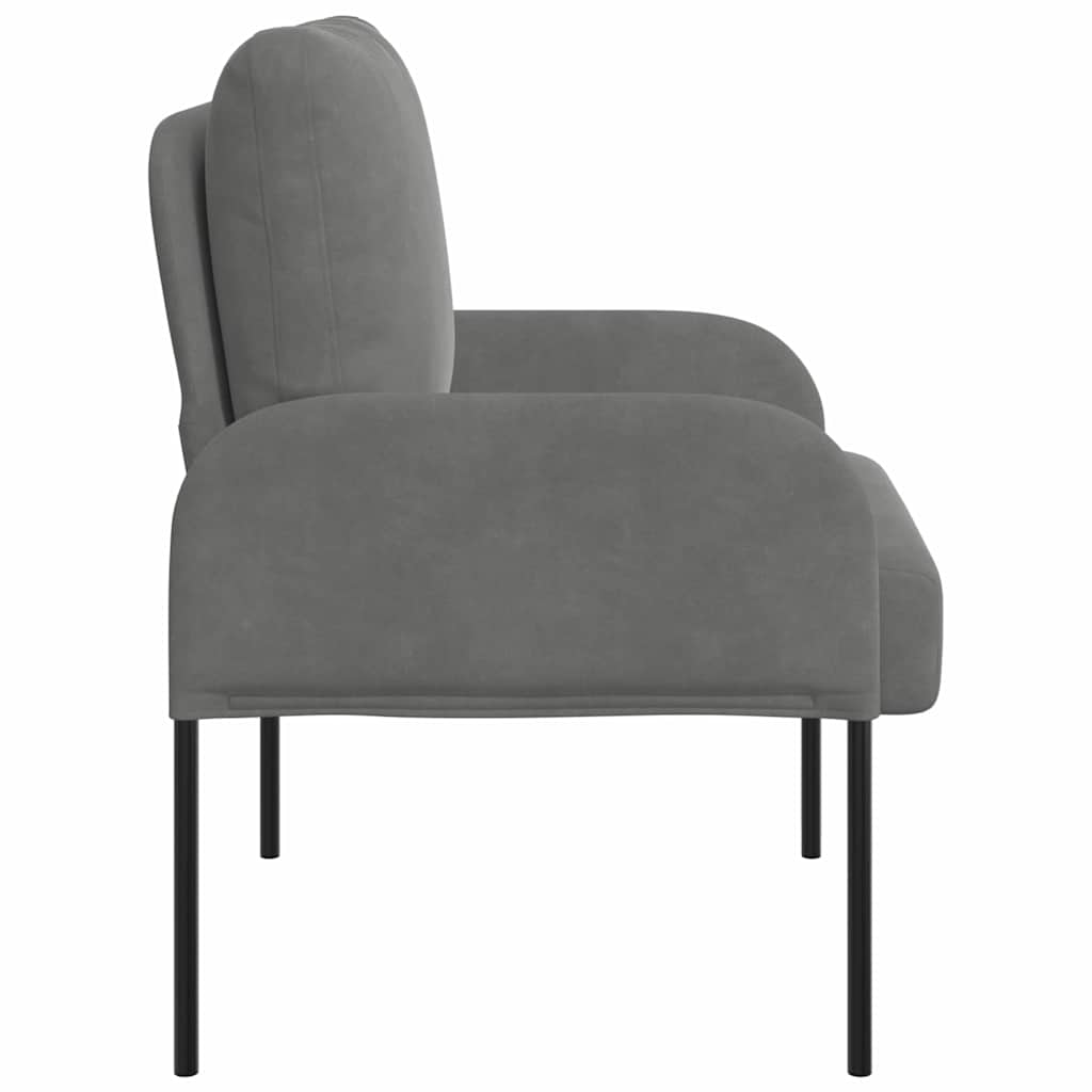 Canapés avec coussin 55cm Gris foncé Contreplaqué - XIOS