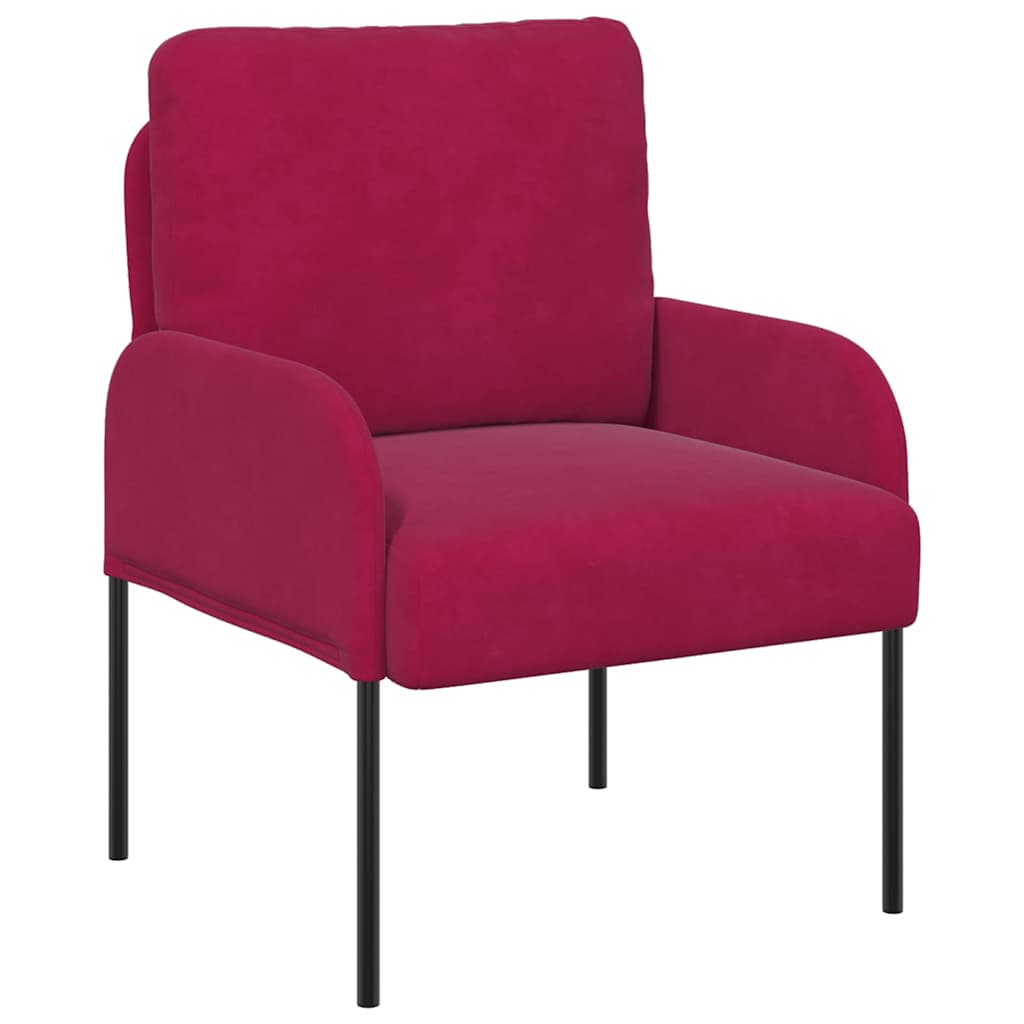 Canapés avec coussin 55cm Bordeaux Contreplaqué - XIOS