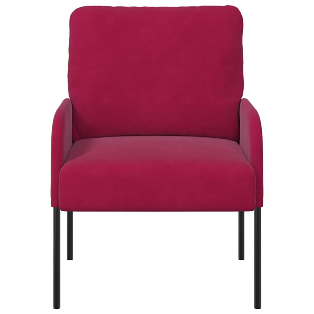 Canapés avec coussin 55cm Bordeaux Contreplaqué - XIOS