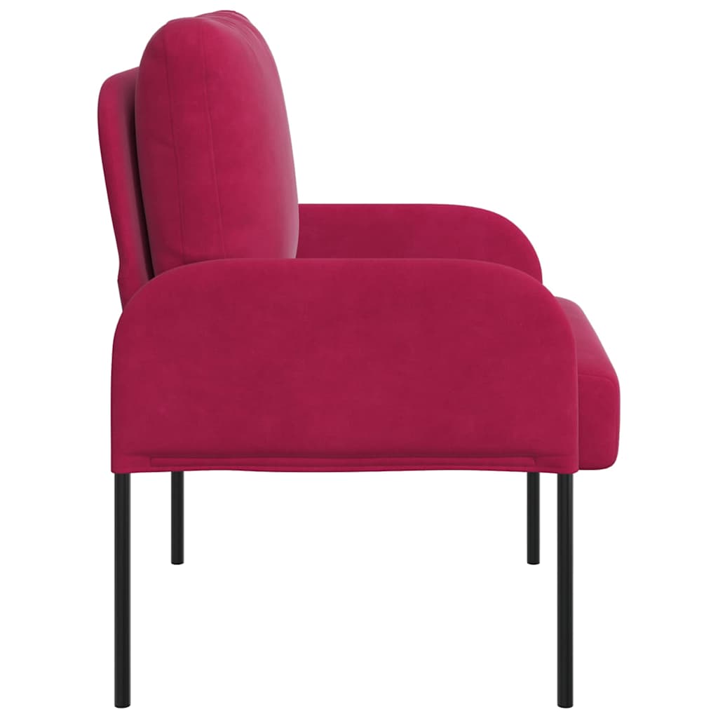 Canapés avec coussin 55cm Bordeaux Contreplaqué - XIOS