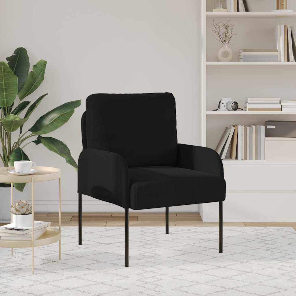 Canapés avec coussin 55cm Noir Contreplaqué - XIOS