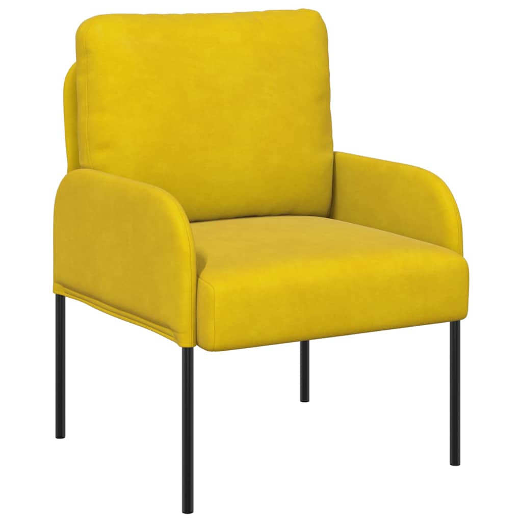 Canapés avec coussin 55cm Jaune Contreplaqué - XIOS