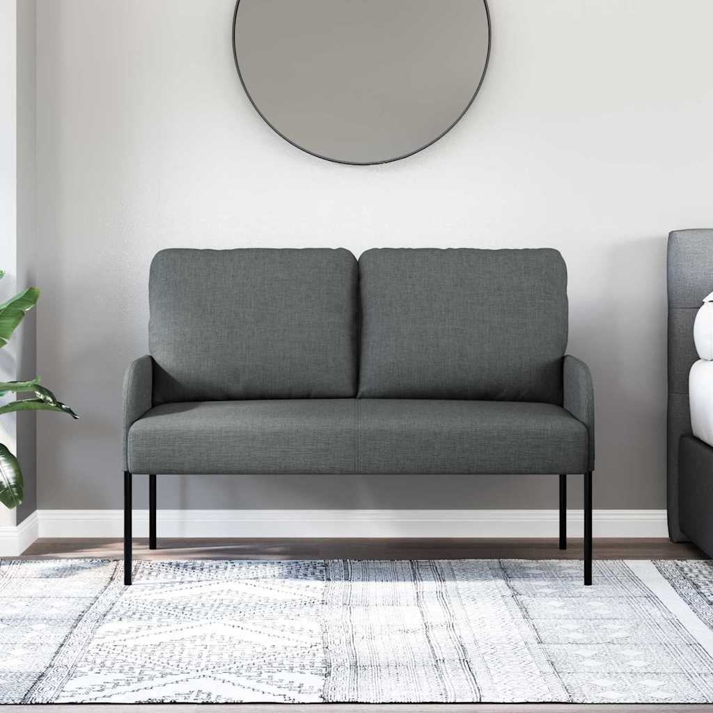 Canapés avec coussin 110cm Gris foncé Contreplaqué - XIOS