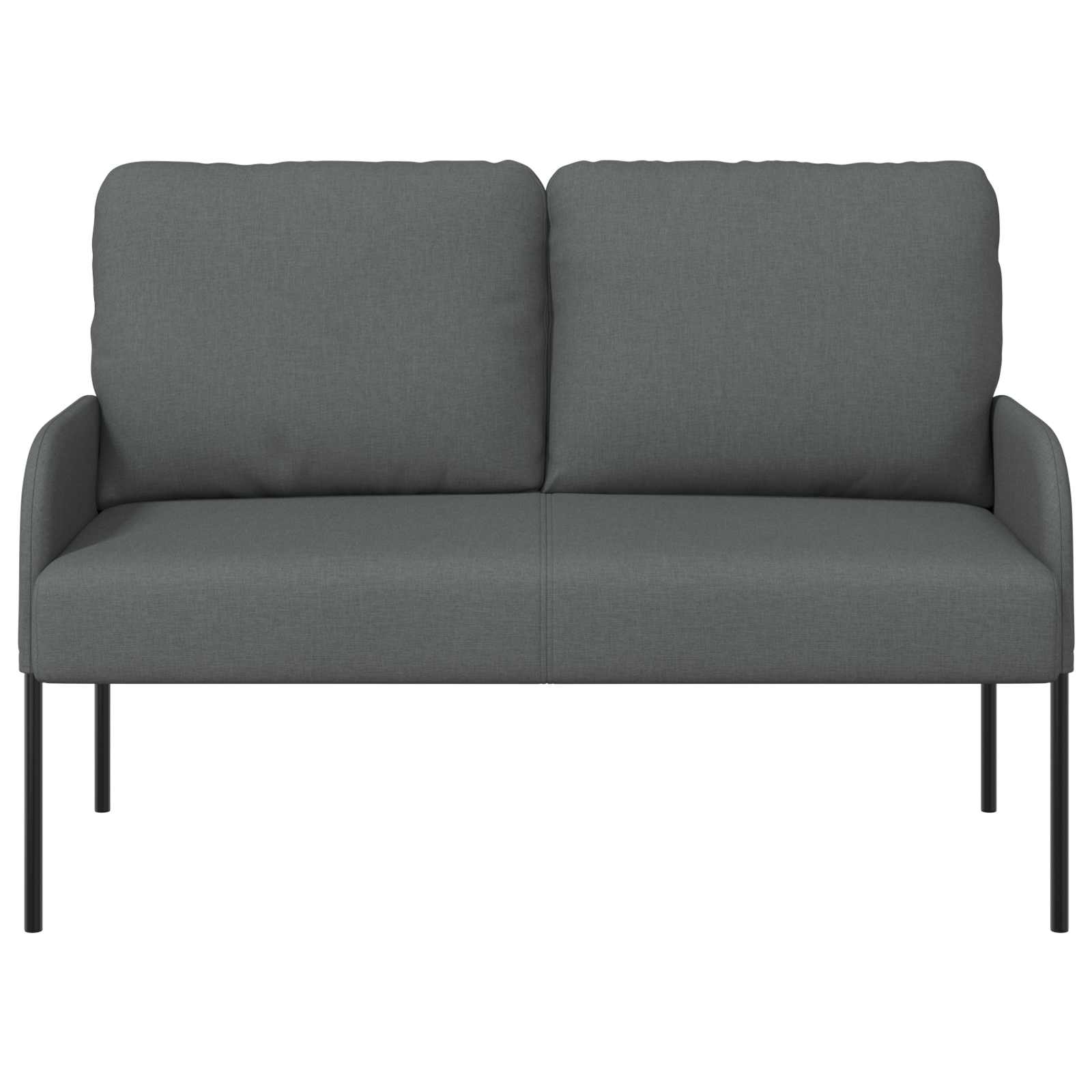Canapés avec coussin 110cm Gris foncé Contreplaqué - XIOS