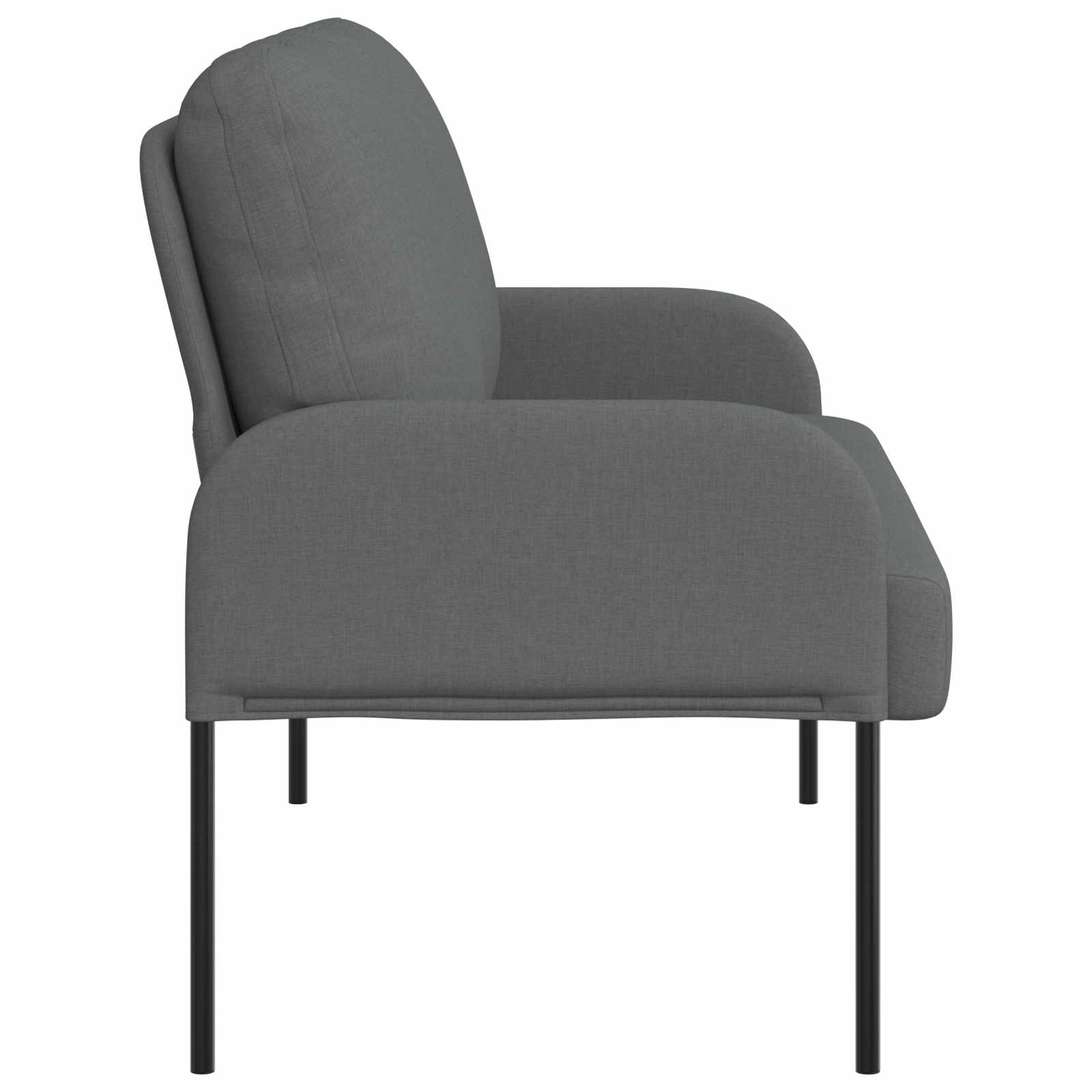 Canapés avec coussin 110cm Gris foncé Contreplaqué - XIOS
