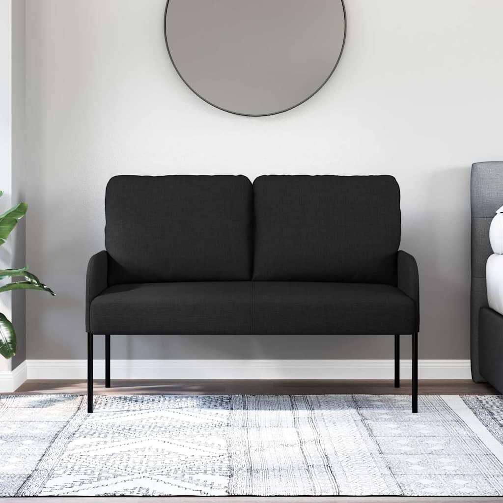 Canapés avec coussin 110cm Noir Contreplaqué - XIOS