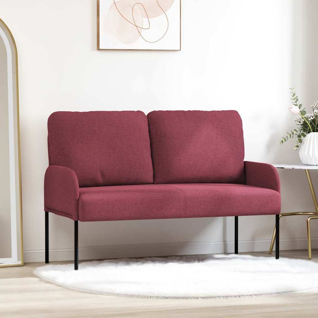 Canapés avec coussin 110cm Bordeaux Contreplaqué - XIOS