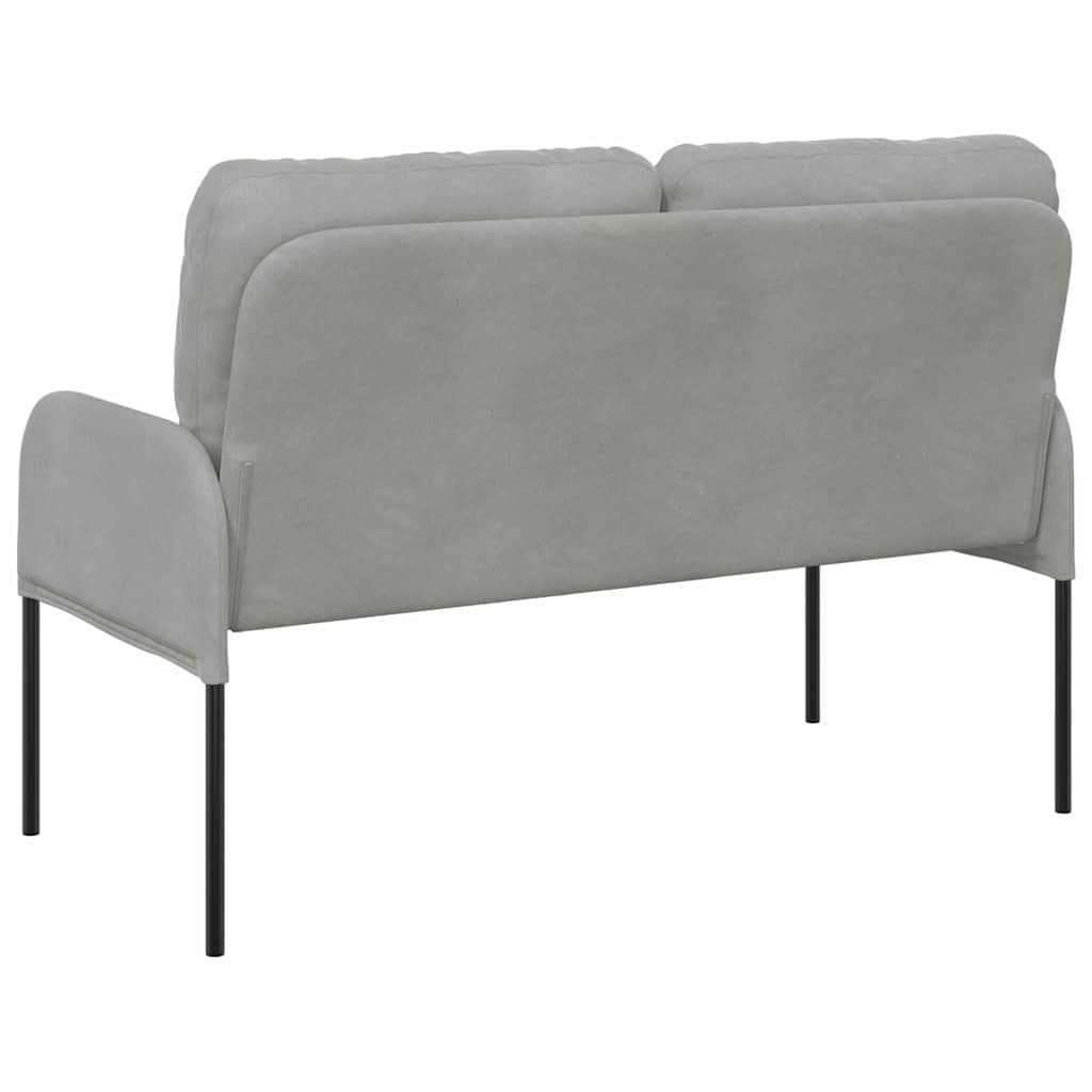 Canapés avec coussin 110cm Gris clair Contreplaqué - XIOS