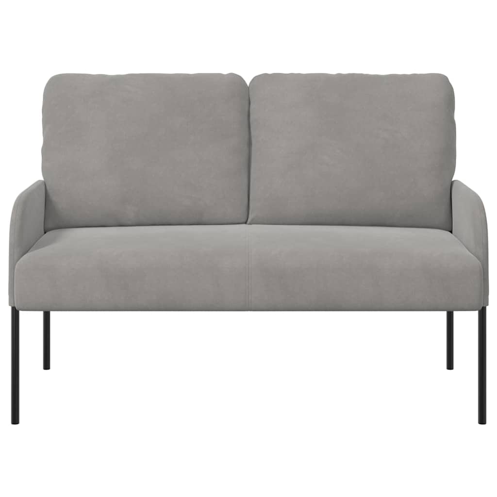 Canapés avec coussin 110cm Gris clair Contreplaqué - XIOS