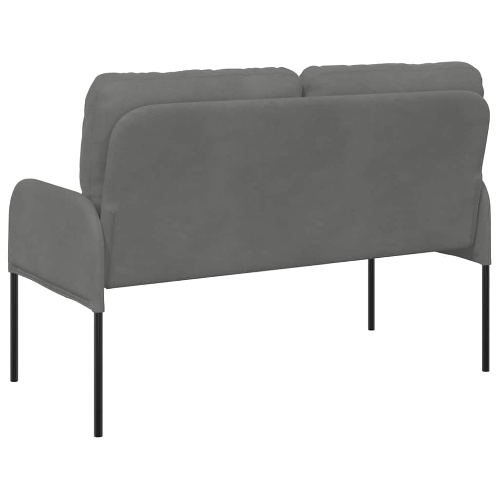 Canapés avec coussin 110cm Gris foncé Contreplaqué - XIOS