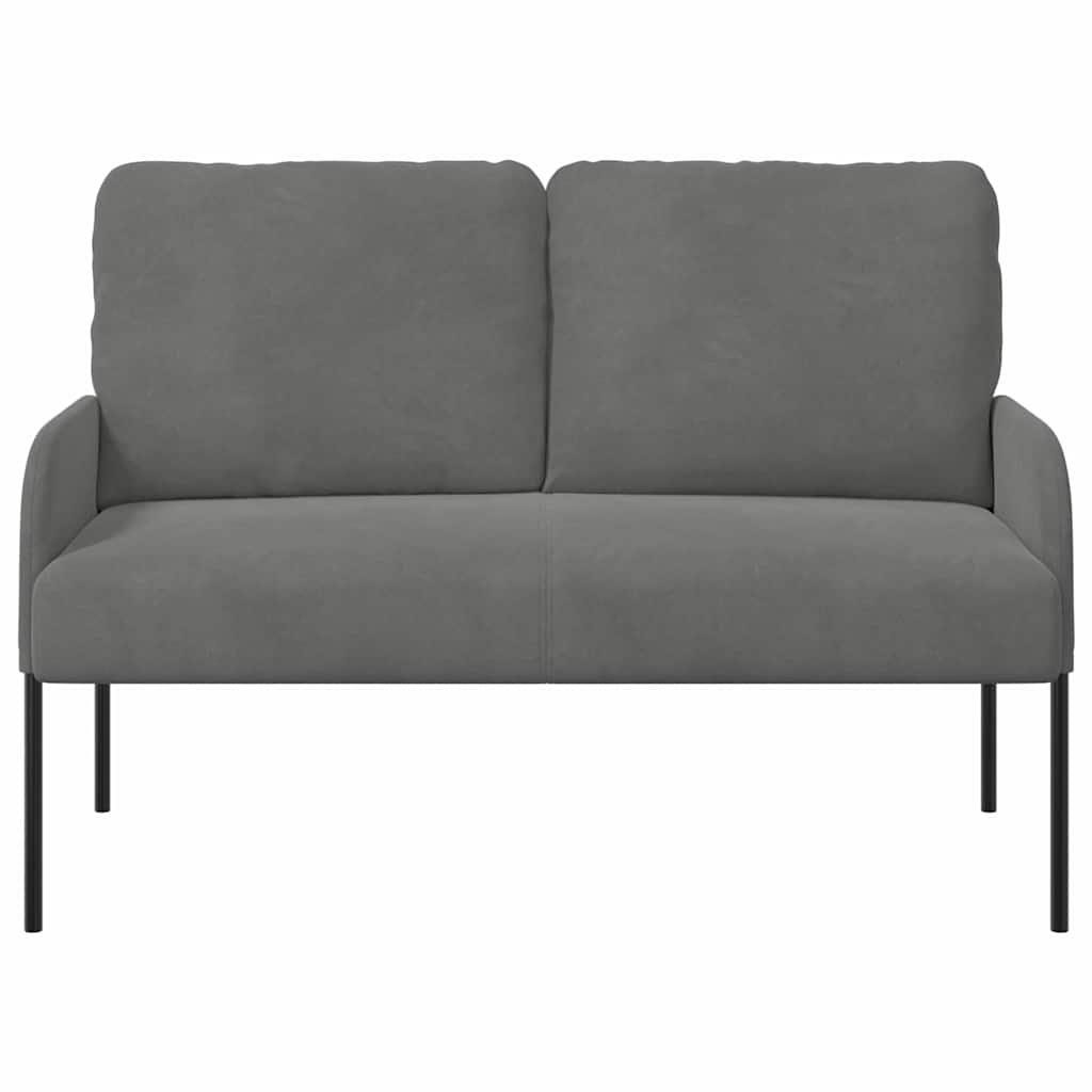 Canapés avec coussin 110cm Gris foncé Contreplaqué - XIOS