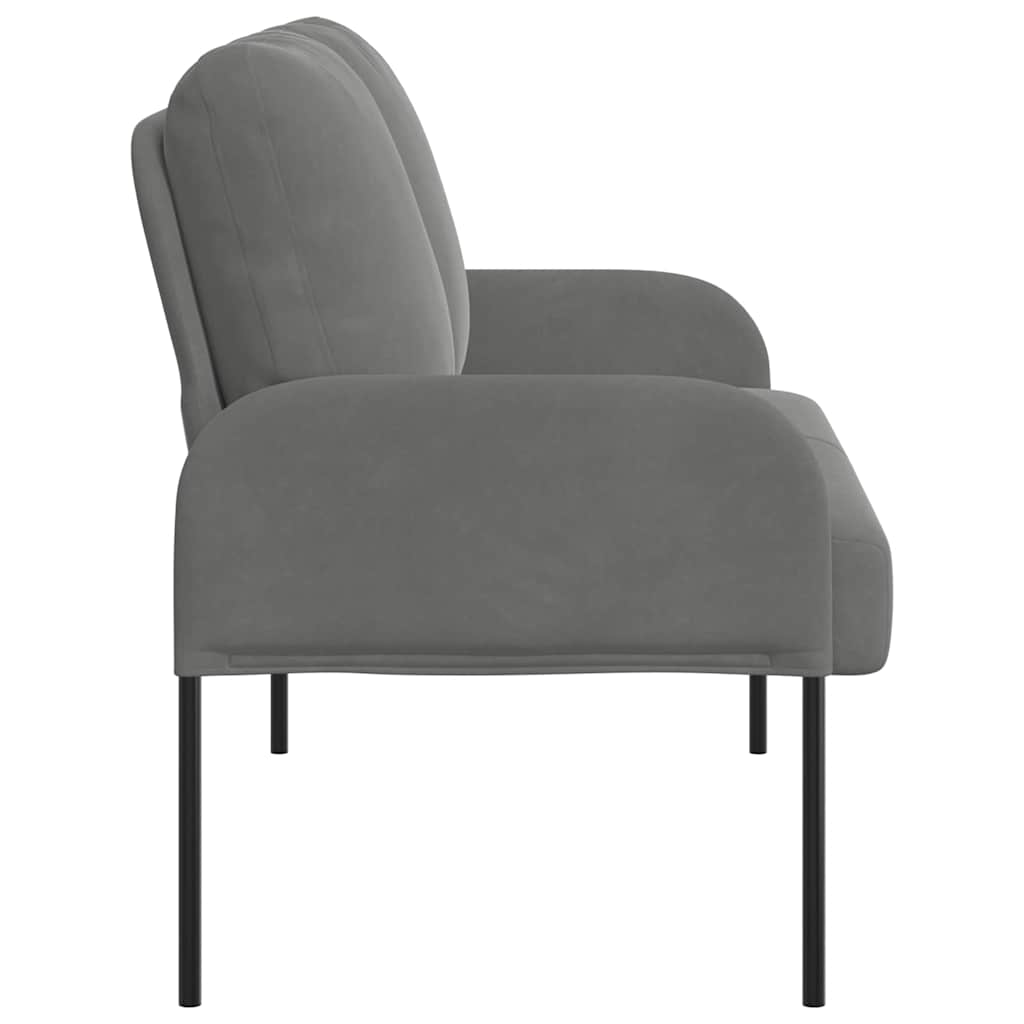Canapés avec coussin 110cm Gris foncé Contreplaqué - XIOS