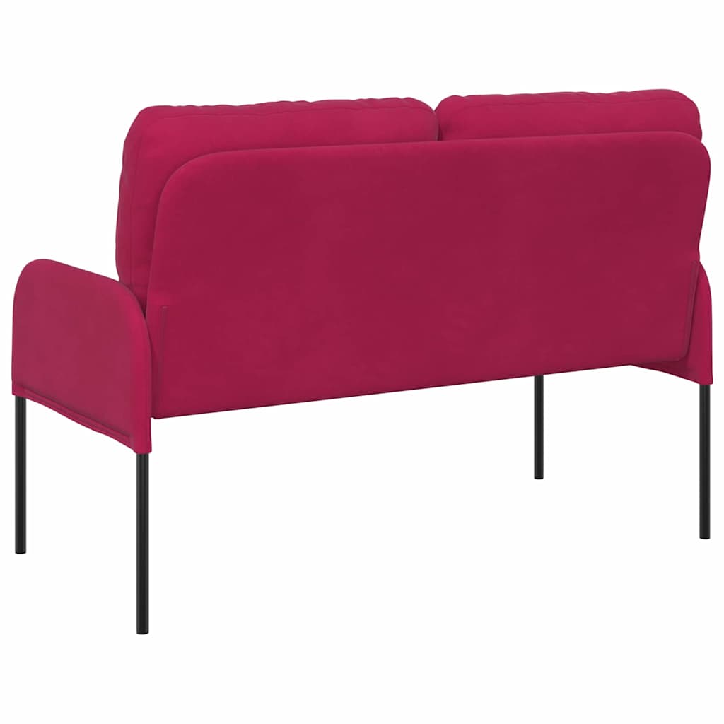 Canapés avec coussin 110cm Bordeaux Contreplaqué - XIOS