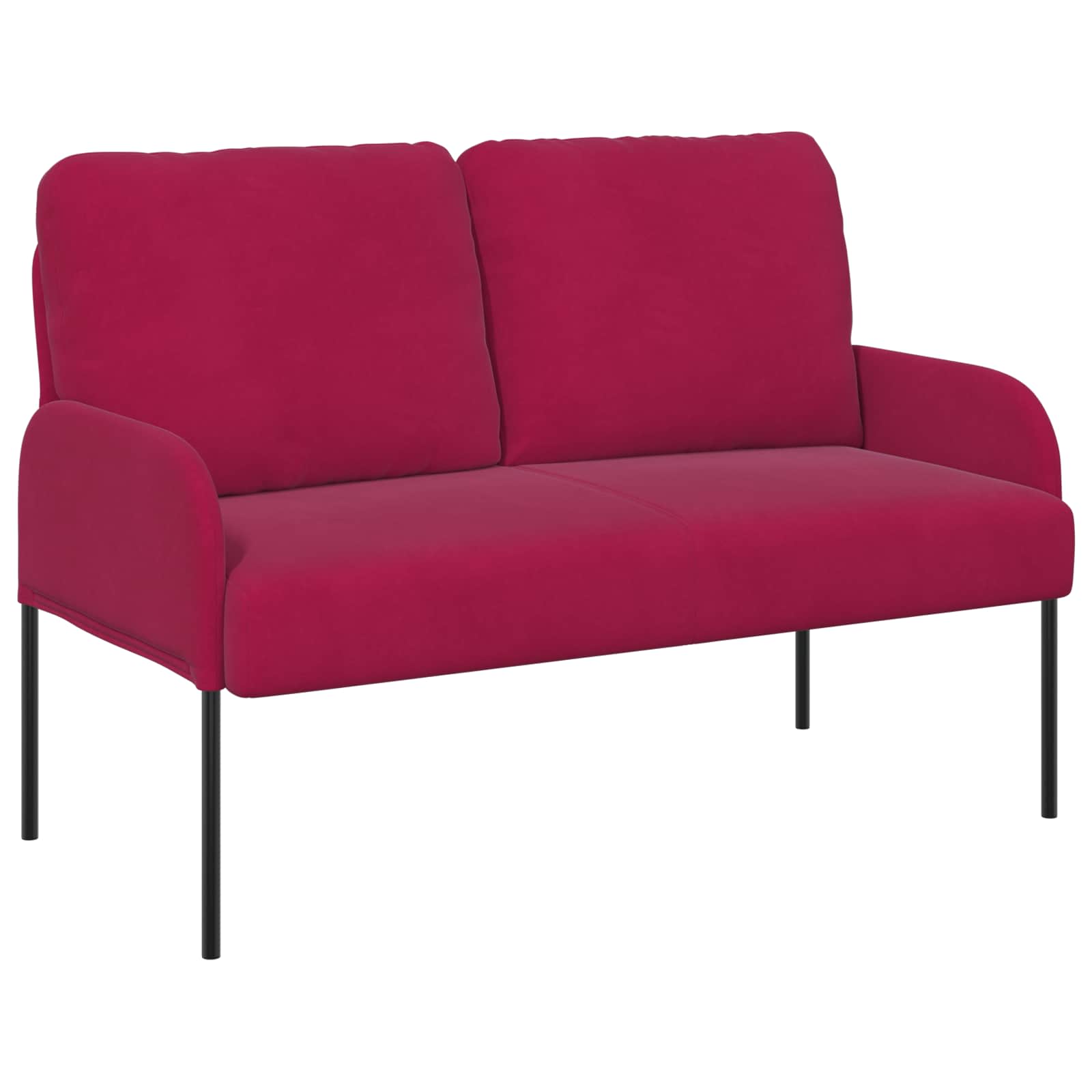 Ensembles de canapés 3 pcs Bordeaux 115 x 56 x 80 cm - XIOS