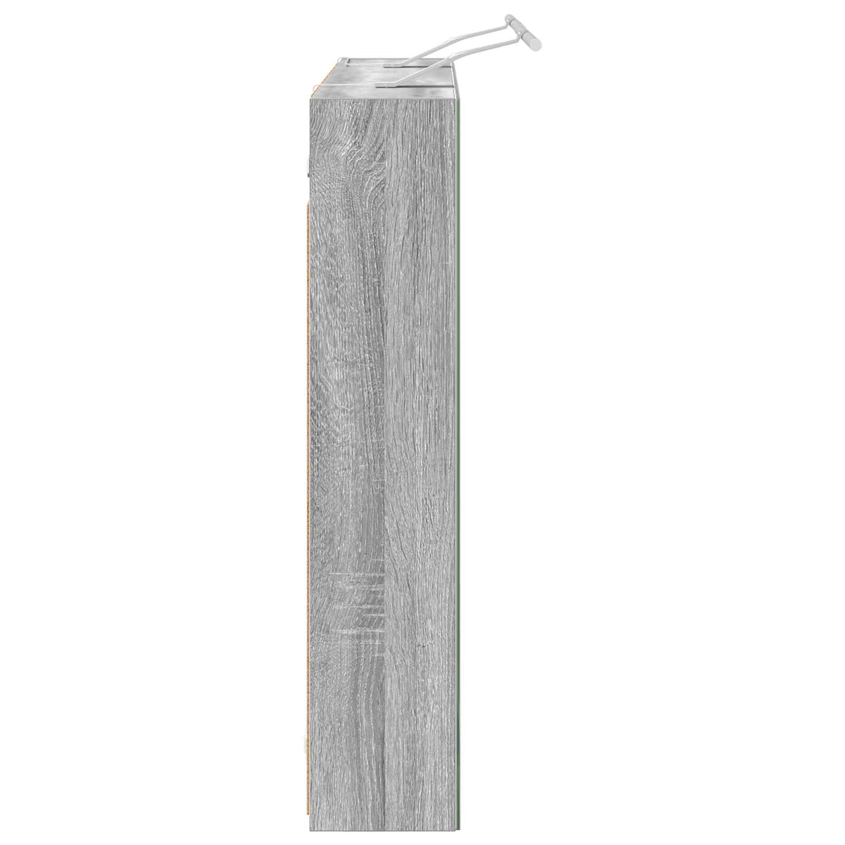 Armoire Miroir de Salle de Bain Gris Sonoma 100 x 14,5 x 70 cm