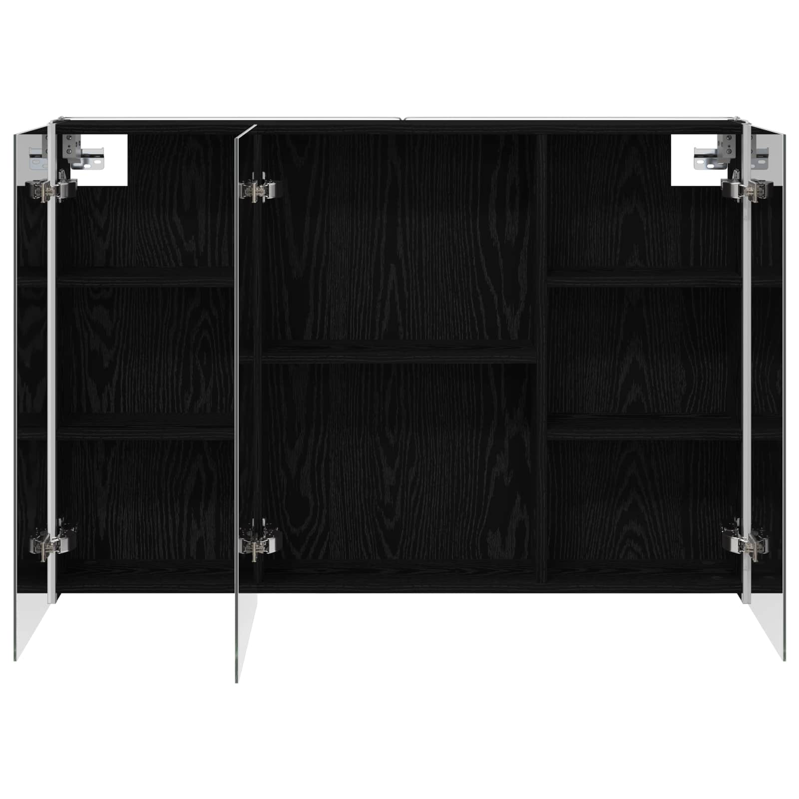 Armoire Miroir de Salle de Bain Chêne noir 103,5 x 15,5 x 70 cm - XIOS