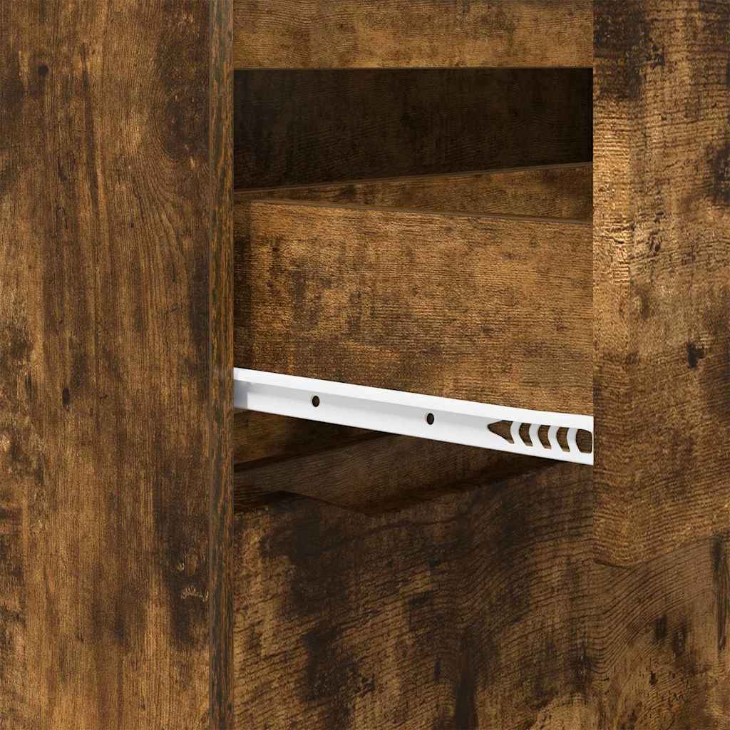 Armoires de rangement 2 pcs Chêne fumé 80 x 48 x 105 cm - XIOS