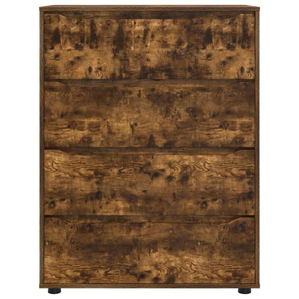 Armoires de rangement 2 pcs Chêne fumé 80 x 48 x 105 cm - XIOS