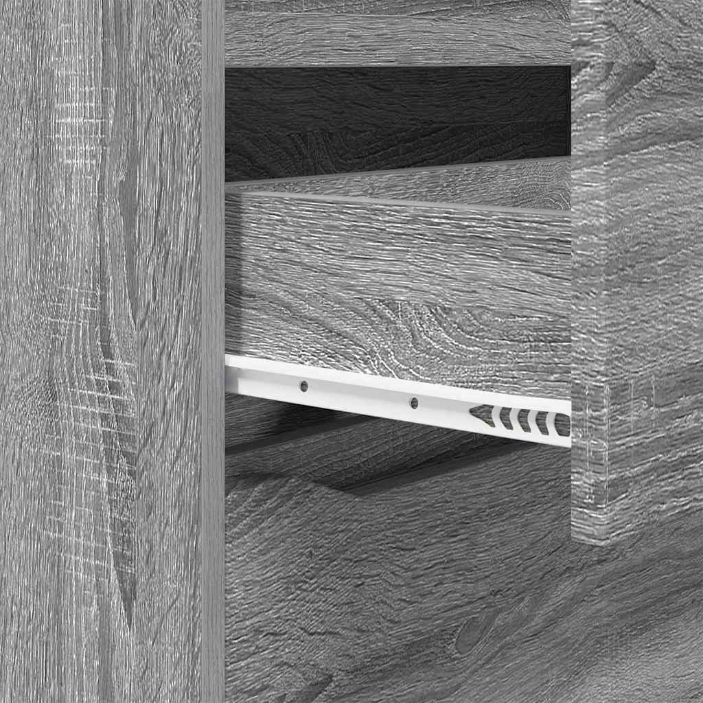 Armoires de rangement 2 pcs Gris Sonoma 80 x 48 x 105 cm - XIOS