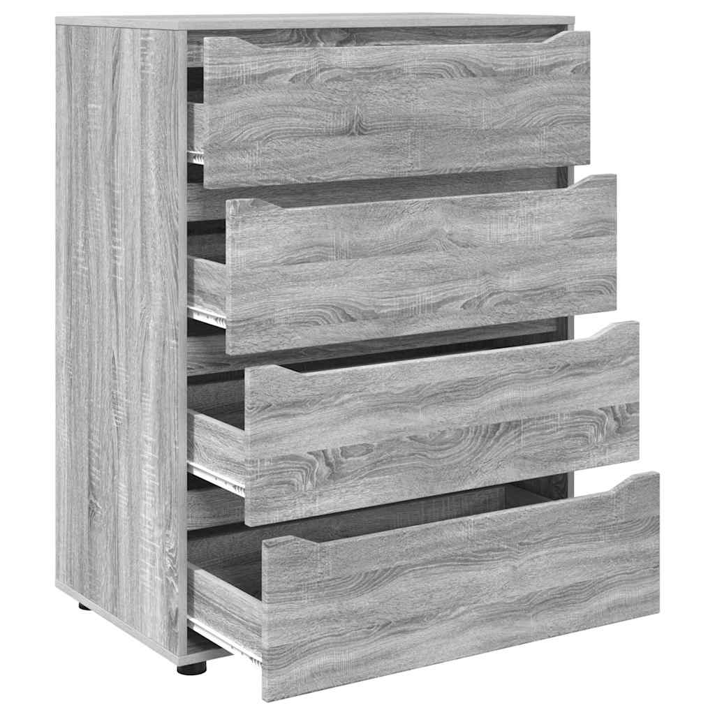 Armoires de rangement 2 pcs Gris Sonoma 80 x 48 x 105 cm - XIOS