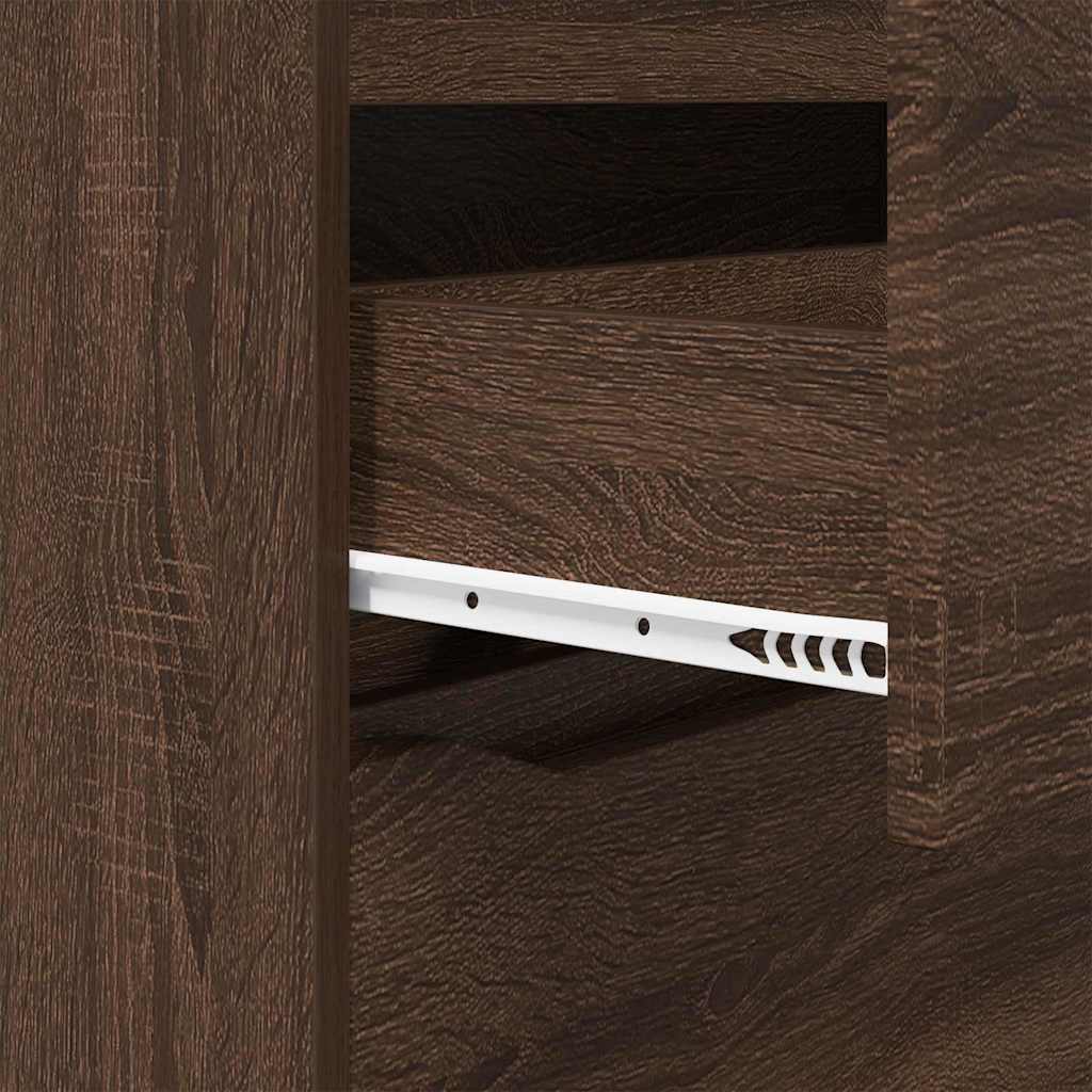 Armoires de rangement 2 pcs Chêne brun 80 x 48 x 105 cm - XIOS