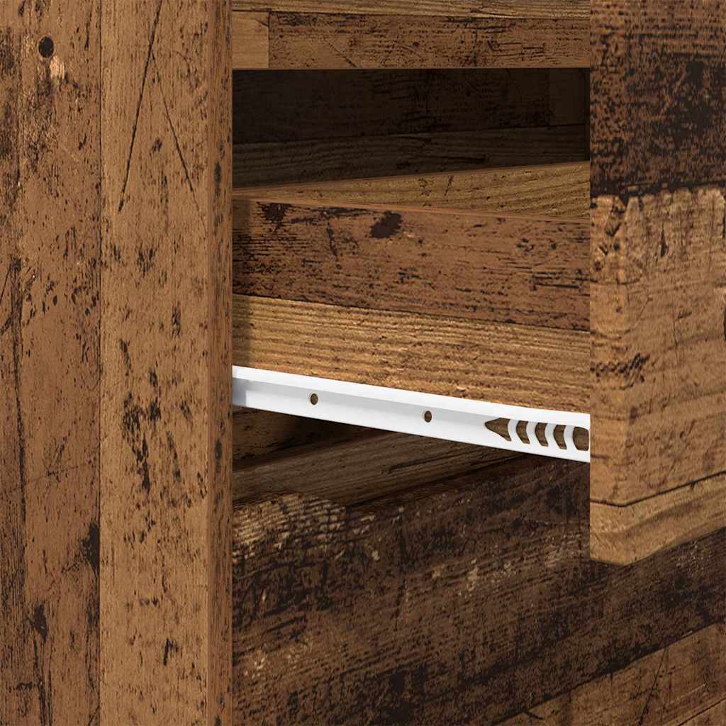 Armoires de rangement 2 pcs Bois Ancien 80 x 48 x 105 cm - XIOS