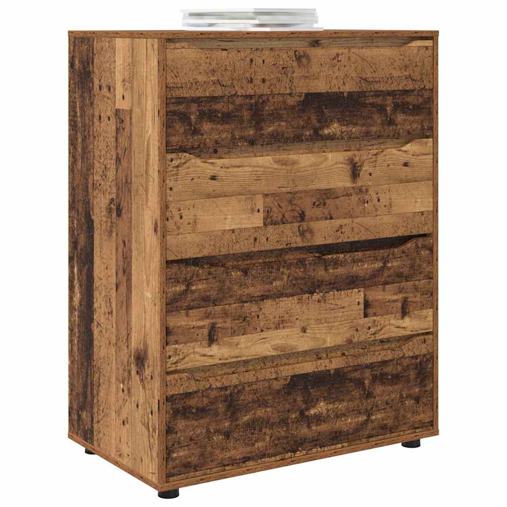 Armoires de rangement 2 pcs Bois Ancien 80 x 48 x 105 cm - XIOS