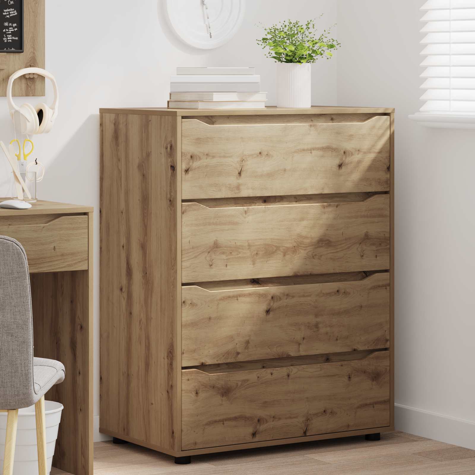 Armoires de rangement 80 x 48 x 105 cm Bois d'ingénierie
