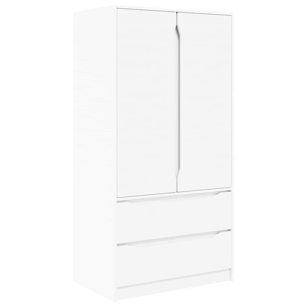 Armoire avec tiroir Blanc 79,5 x 49 x 156 cm Bois d’ingénierie - XIOS