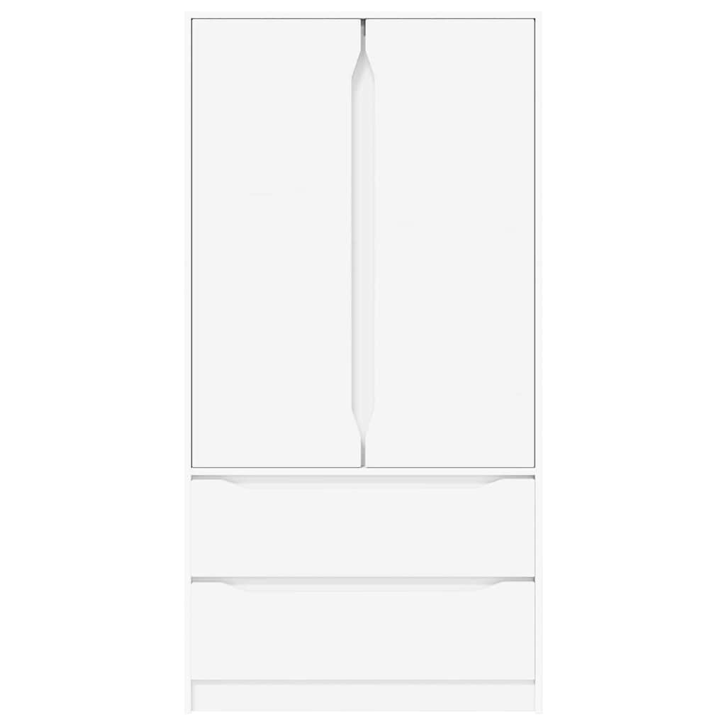 Armoire avec tiroir Blanc 79,5 x 49 x 156 cm Bois d’ingénierie - XIOS