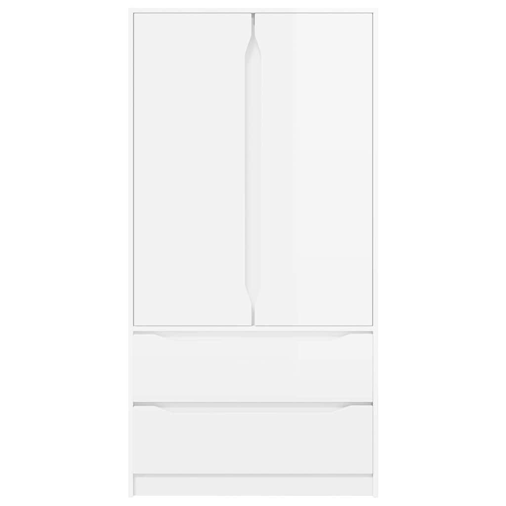 Armoire Blanc Brillant 79,5 x 49 x 156 cm Bois d’ingénierie - XIOS