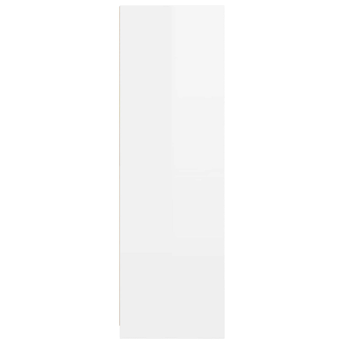 Armoire Blanc Brillant 79,5 x 49 x 156 cm Bois d’ingénierie