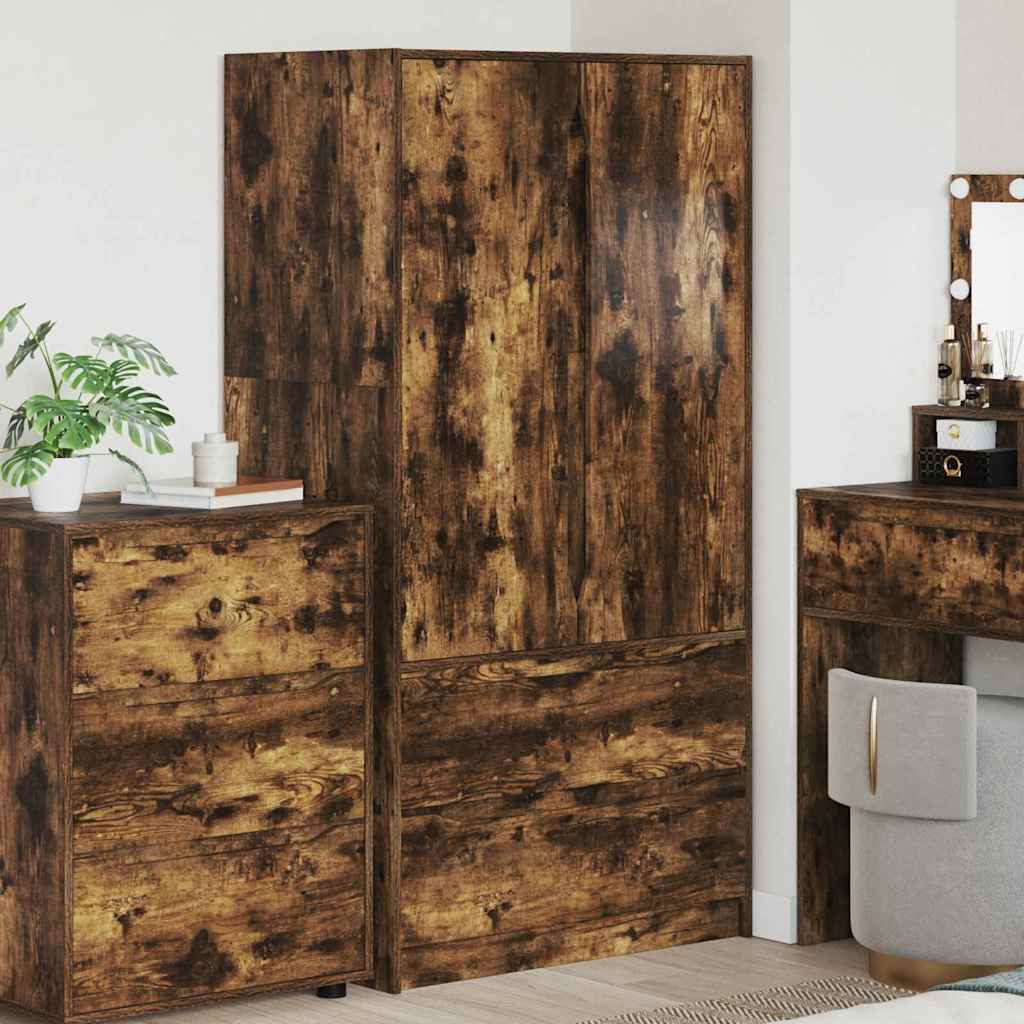 Armoire Chêne Fumé 79,5 x 49 x 156 cm Bois d’ingénierie - XIOS