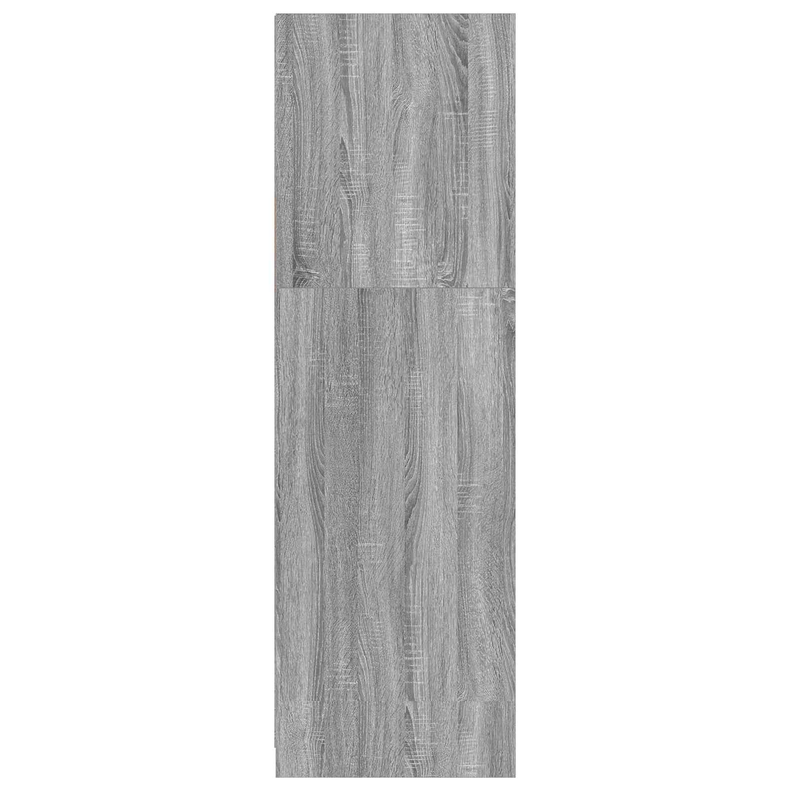 Armoire Gris Sonoma 79,5 x 49 x 156 cm Bois d’ingénierie - XIOS