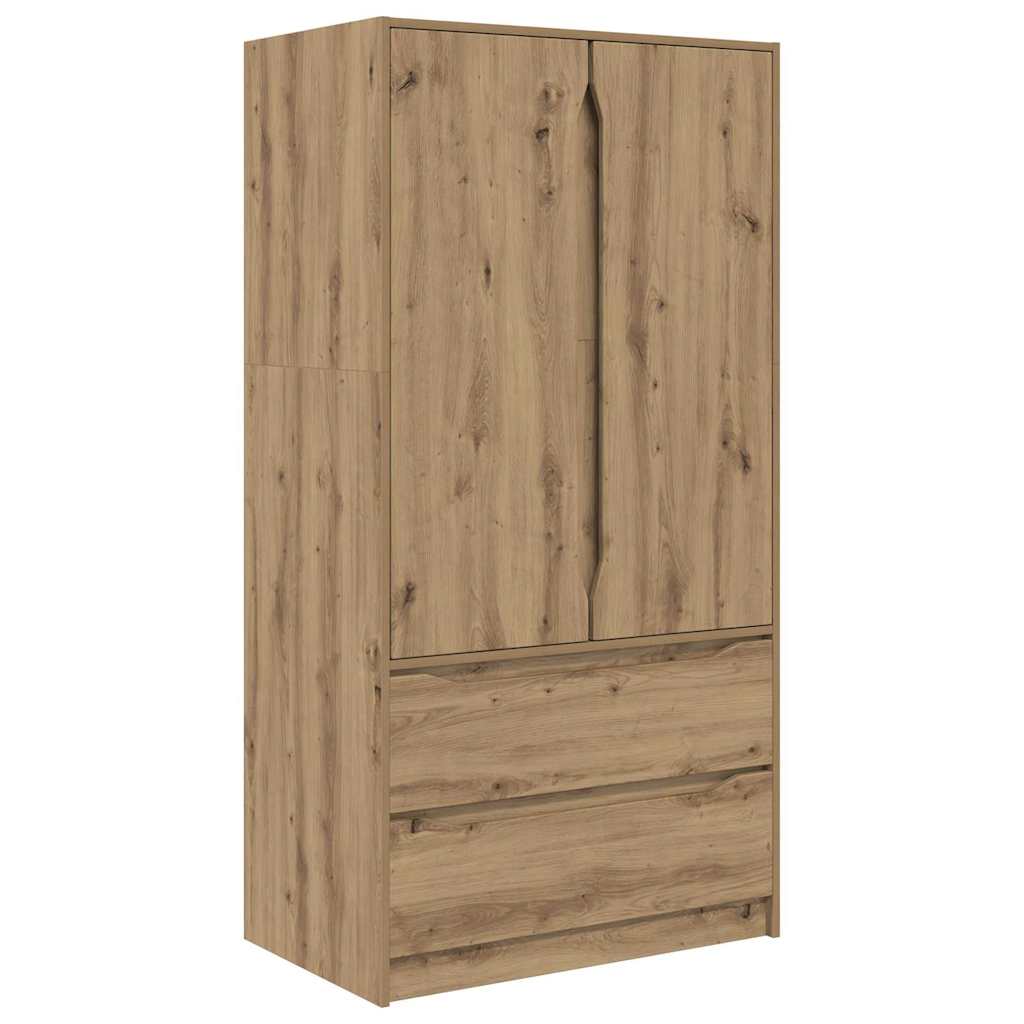 Armoire Chêne Artisanal 79,5 x 49 x 156 cm Bois d’ingénierie - XIOS