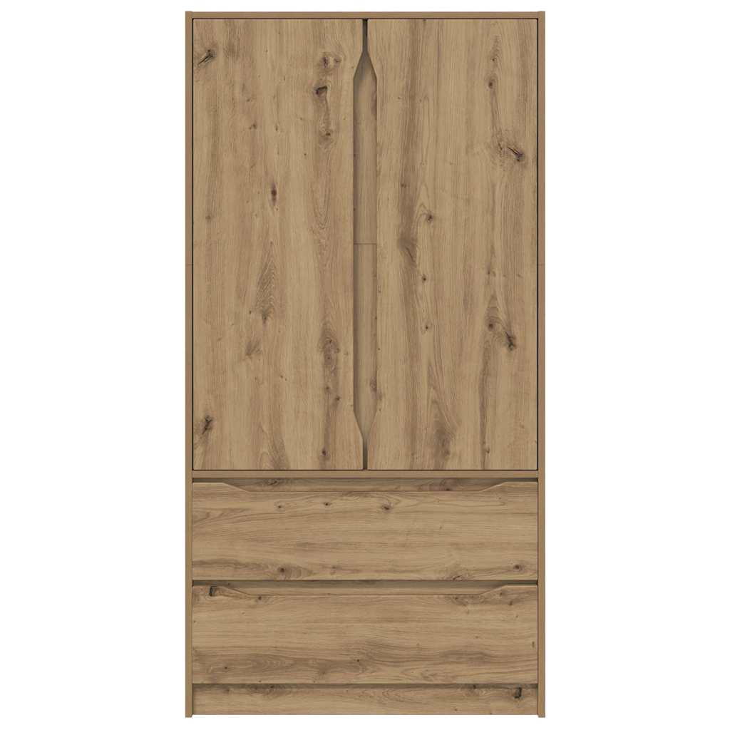 Armoire Chêne Artisanal 79,5 x 49 x 156 cm Bois d’ingénierie - XIOS